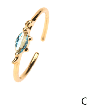 Stacked Zircon Bronze Rings