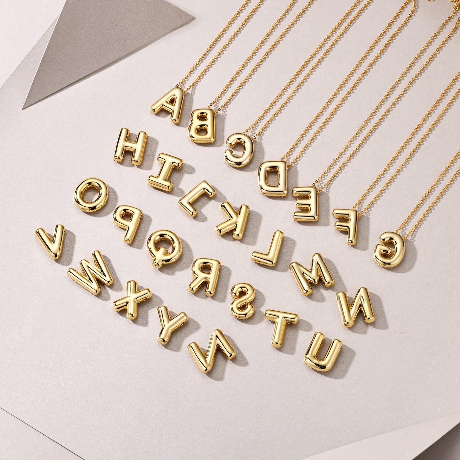 Bubble Letter Necklace  2