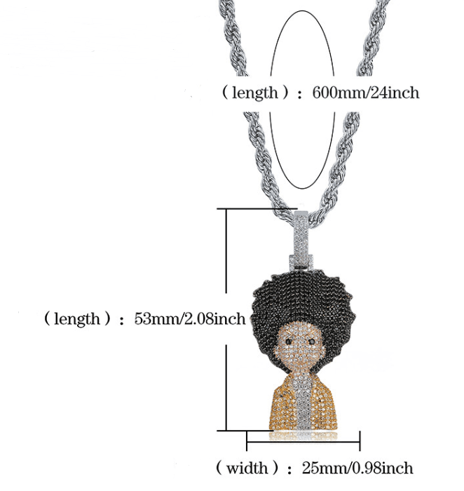 Iced Out The Boondocks Necklace 6