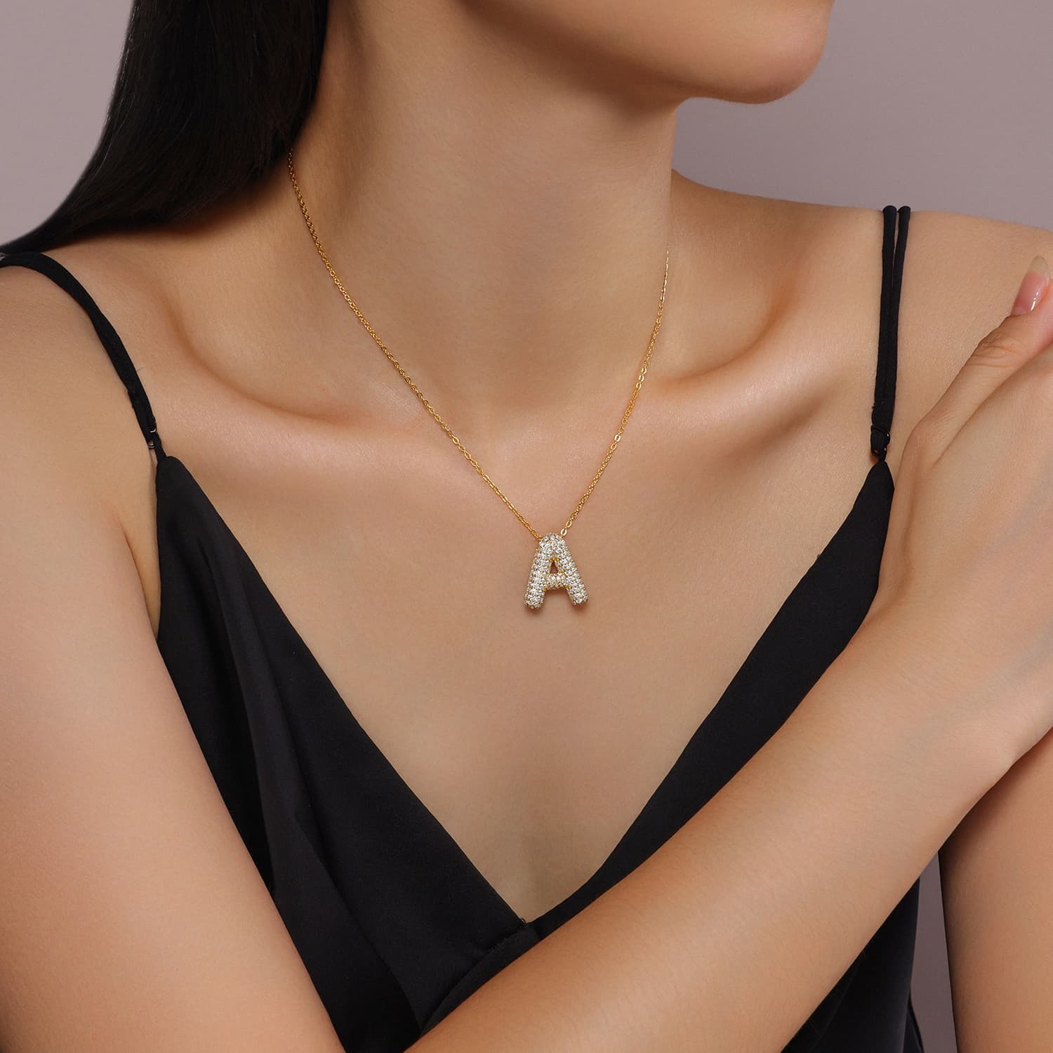 Bubble Letter Necklace  3