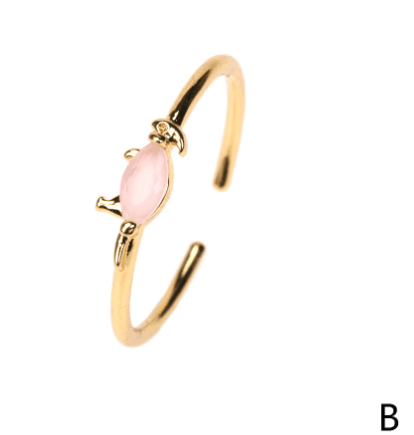 Stacked Zircon Bronze Rings 6