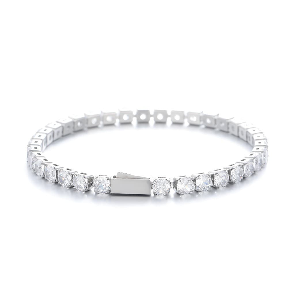 Spring-clasp Zircon Bracelet 5