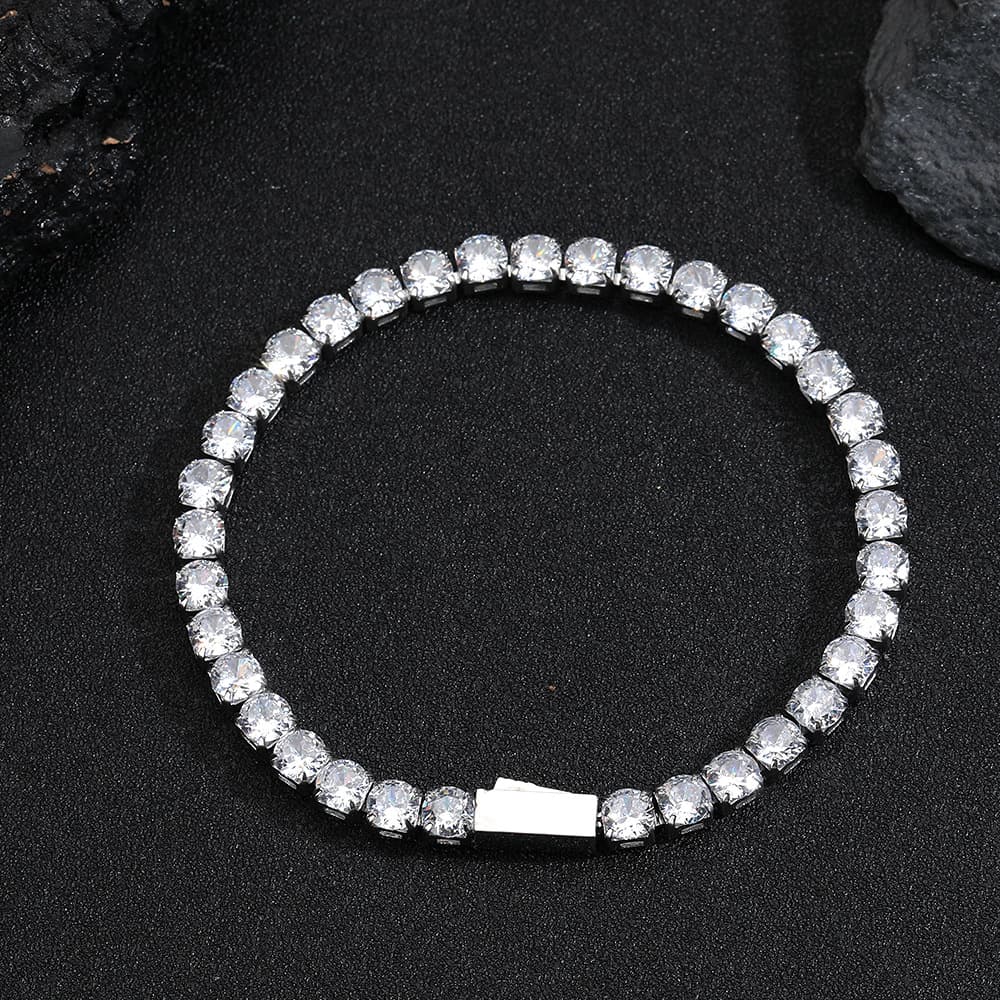 Spring-clasp Zircon Bracelet 3