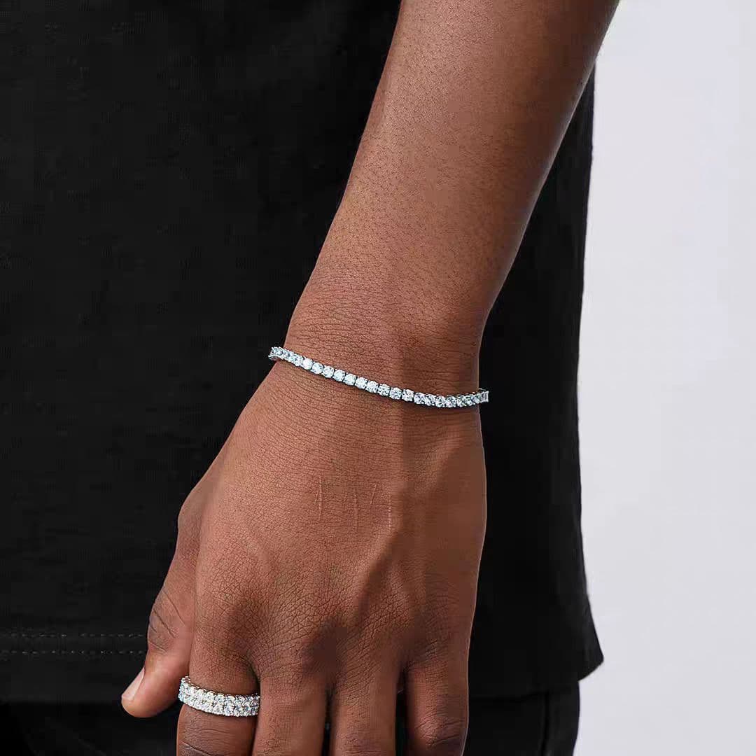 Spring-clasp Zircon Bracelet 2